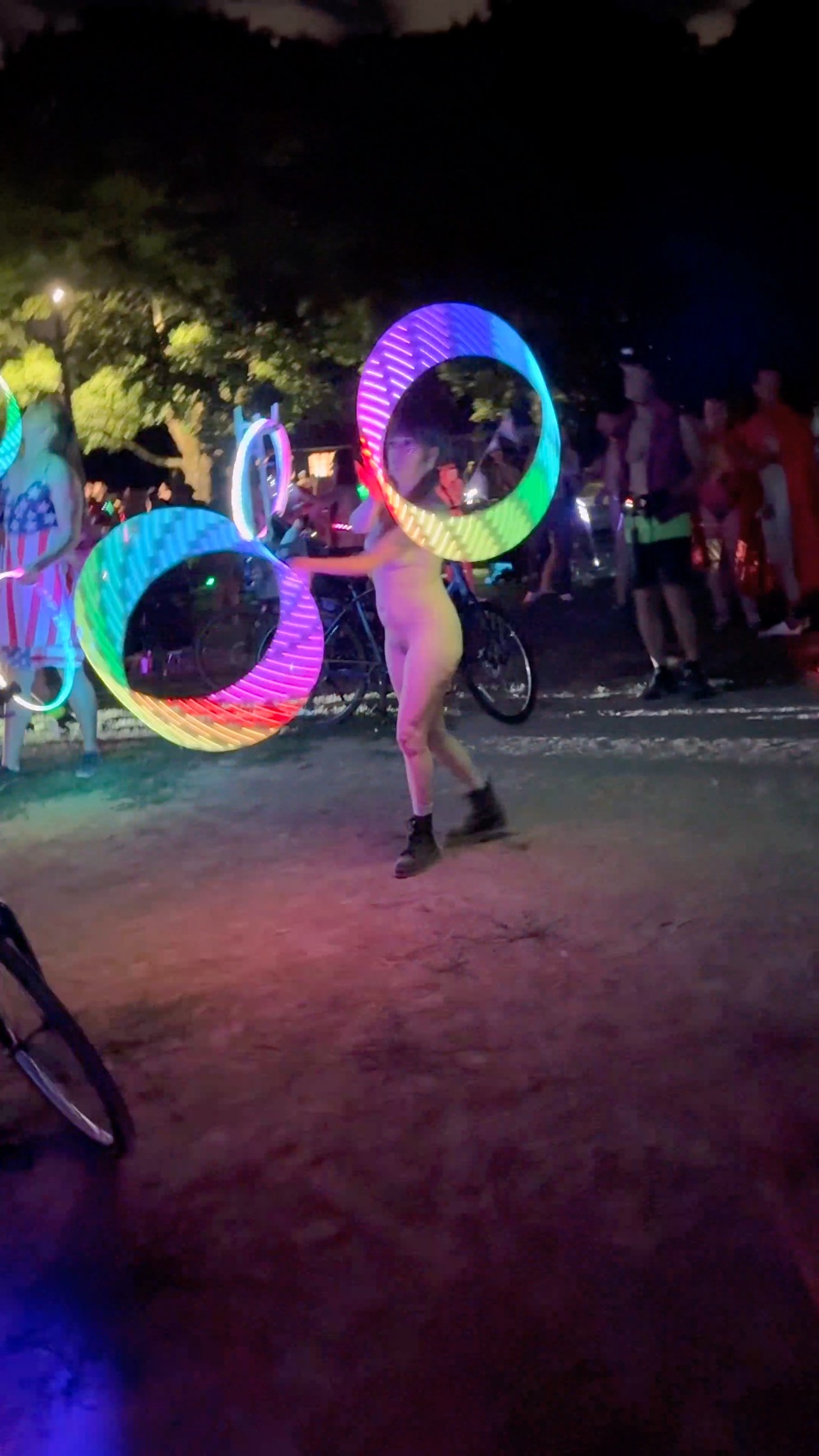 Poster for More Beautiful Naked Dancing Ladies - World Naked Bike Ride Portland July 26th 2026